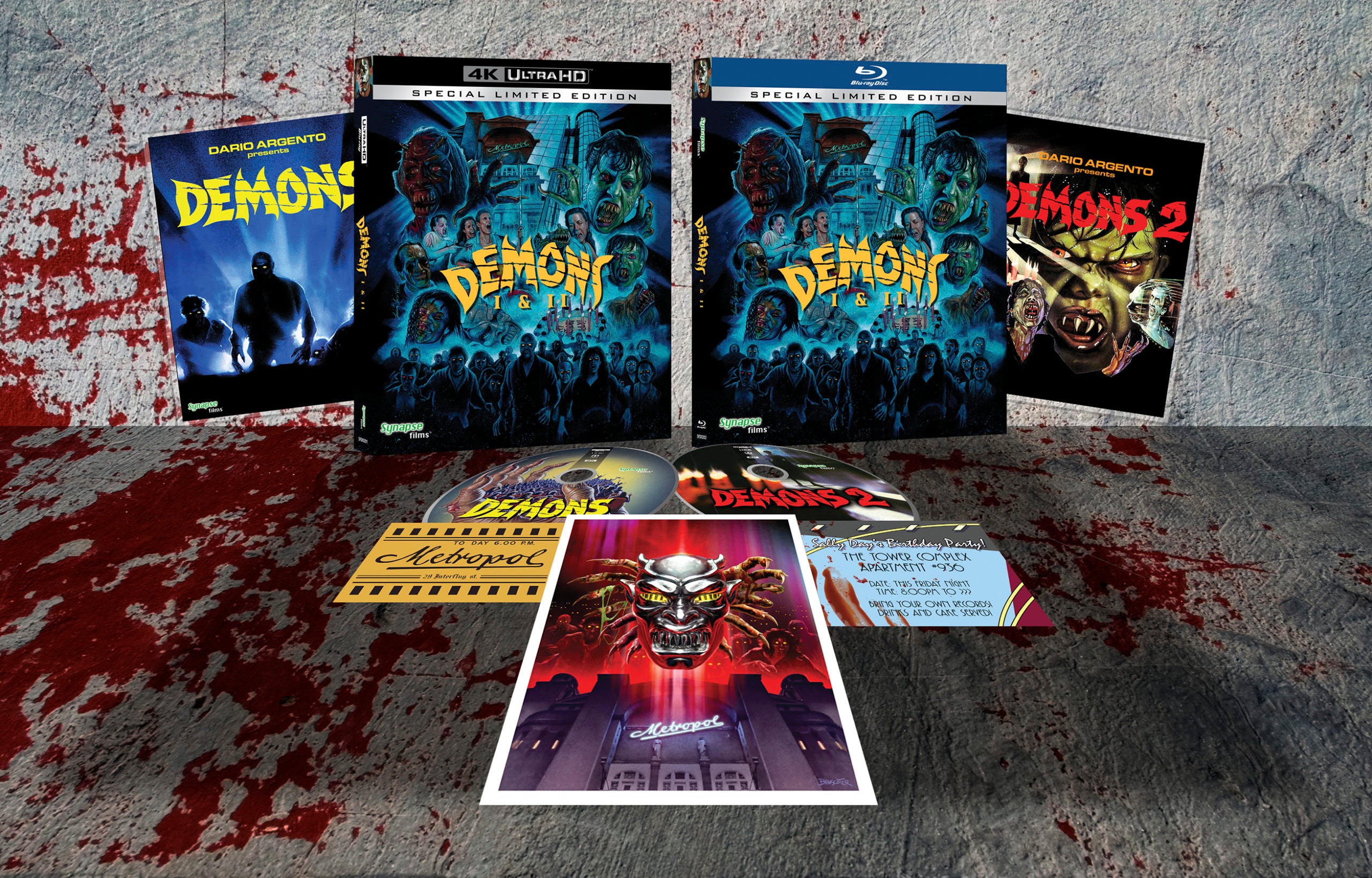DEMONS & DEMONS 2 [Limited Edition (1080p) Blu-ray Double