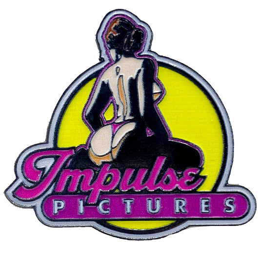 Impulse Pictures Motel Sign Enamel Pin - Synapse Films Exclusive