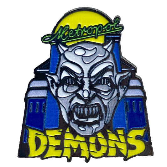 Demons Metropol Enamel Pin - Synapse Films Exclusive