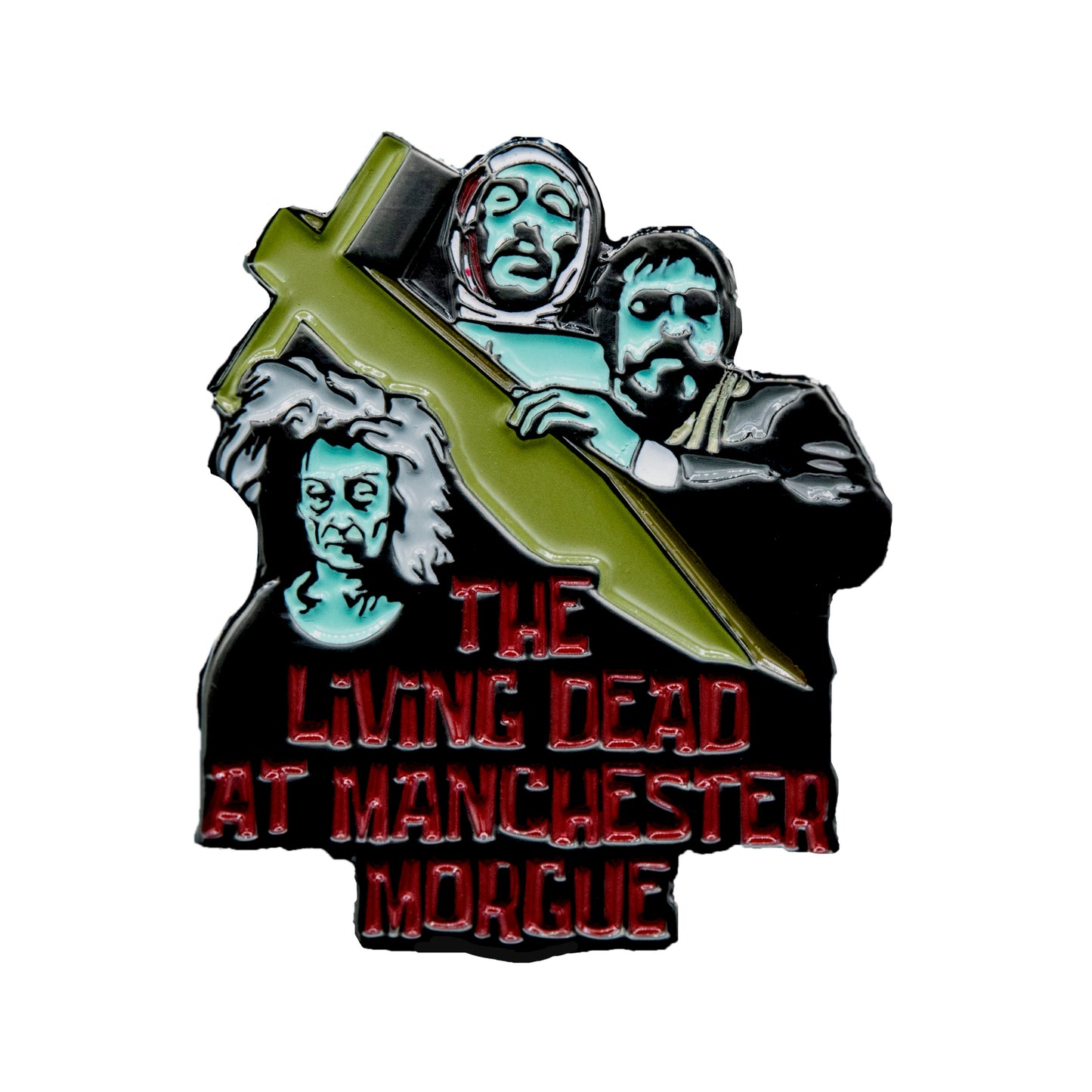 Living Dead at Manchester Morgue Enamel Pin - Synapse Films Exclusive