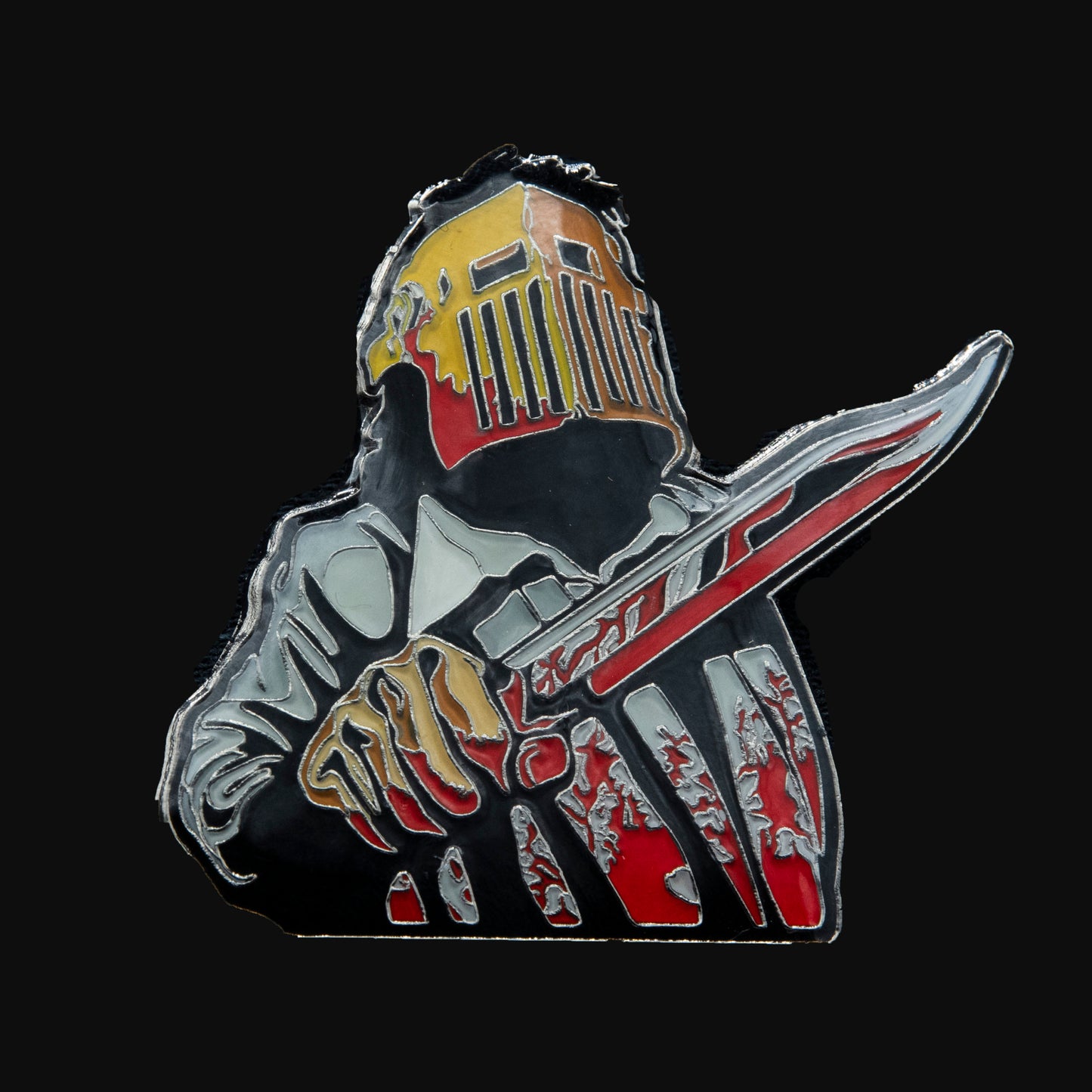 The Butcher From The Violent Shit Collection Enamel Pin - Synapse Films Exclusive