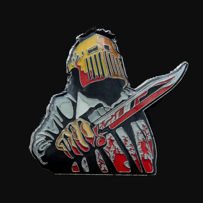 The Butcher From The Violent Shit Collection Enamel Pin - Synapse Films Exclusive