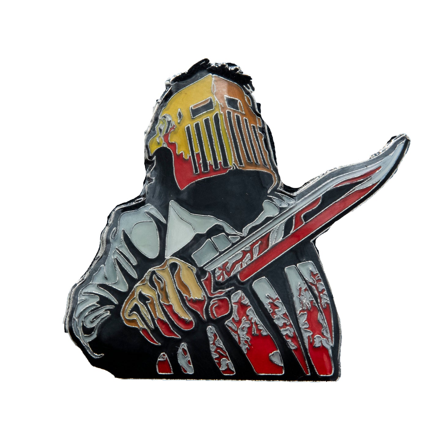 The Butcher From The Violent Shit Collection Enamel Pin - Synapse Films Exclusive