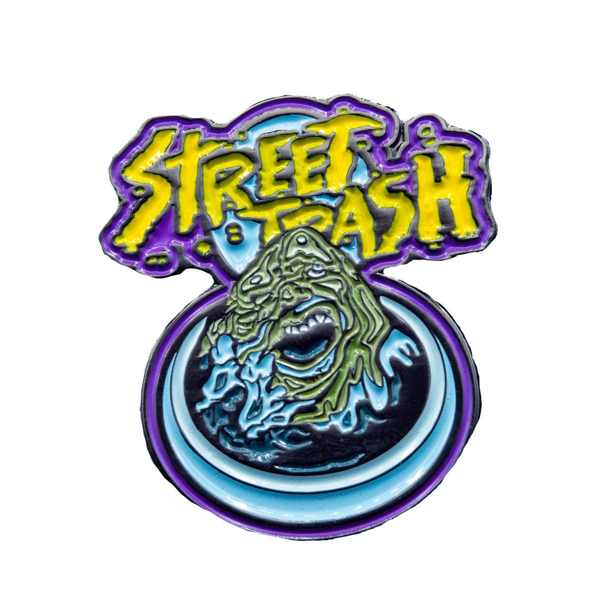 Street Pin Street Trash Enamel Pin - Synapse Films Exclusive