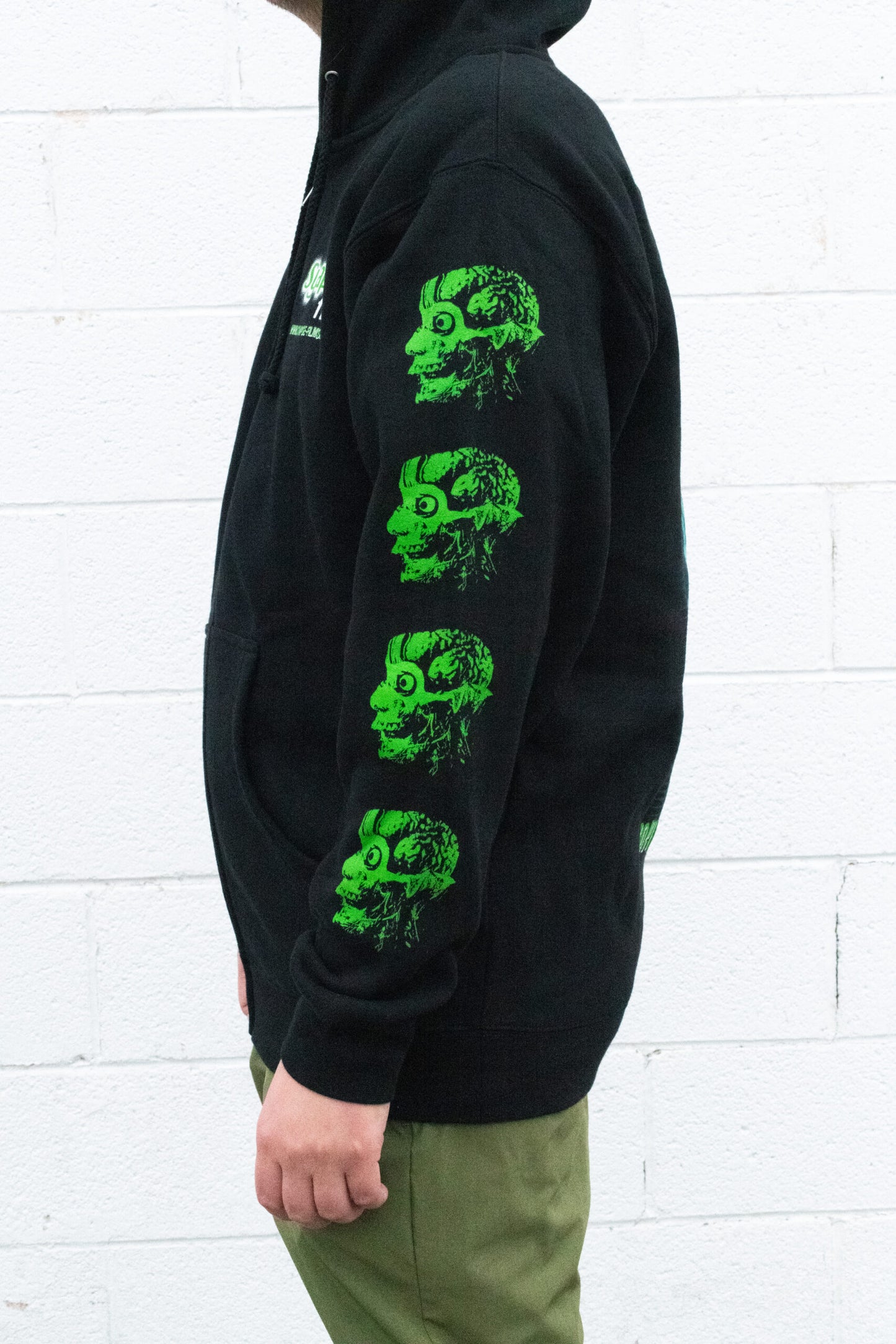 Deluxe Synapse Hoodie With Designs on Sleeves